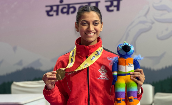 Arna Patil Wins Gold in Gymnastics at the 38th National Games 2025