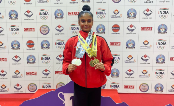 Sanyukta Prasen Kale Wins 2 Gold and 2 Silver Medals at the 38th National Games 2025
