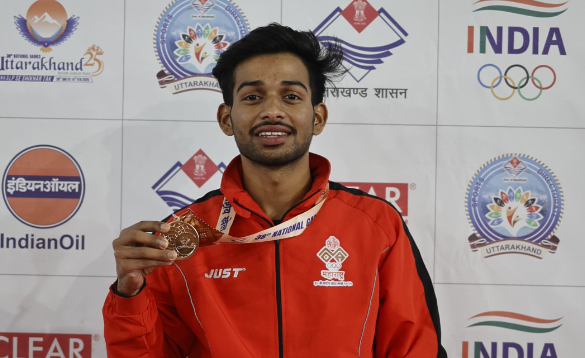 Siddhesh Rahate Wins Bronze in Artistic Yogasana at 38th National Games 2025